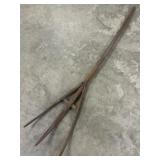Antique wooden hay fork