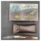 Western Belt Sheath & Old Timer Pocket Knife
