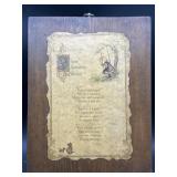 ï¿½Youï¿½re somebody specialï¿½ vintage wooden wall