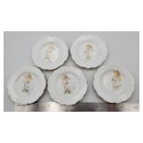 Vintage butter pat plates L.S.&S. Carlsbad,