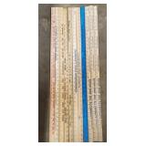 11 advertising yard sticks
