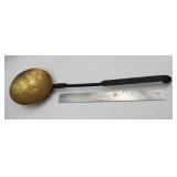 Antique brass strainer or skimmer