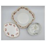 Porcelain dishes Crown Staffordshire/ Haviland/