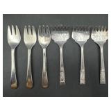 Vintage Silverplate Pastry Forks & Dessert Forks