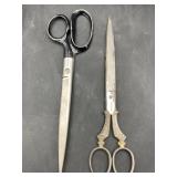 Lot Of 2 Vintage Fabric Scissors