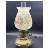 Vintage Fenton Art Glass Table Lamp 18.5'