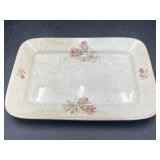 Ceramic Iron Stone China Platter 12.5ï¿½ x 9ï¿½