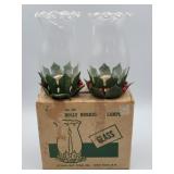 Styson Art Products Co 'Holly Hurricane' lamps
