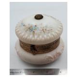 C.F. Monroe Wave Crest glass dresser box