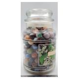 Yankee Candle jar of marbles