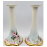 Antique PL Limoges France hand-painted porcelain