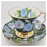 Royal Albert 'Morning Glory' teacup & saucer set