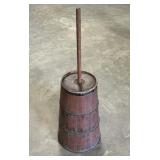 Antique butter churn