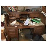 Roll Top Desk & Chair