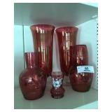Ruby Red Glassware