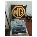 Car Advertising Sign & Calendar