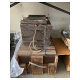 2 Empty Crate Boxes
