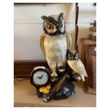 Vintage Owl Clock
