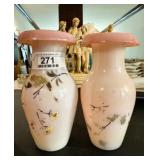 Pair of Victorian Glass Vases