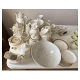 Large Lot of Gold Trim China