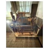 Antique Rope Bed, Umbrella Stand & Miscellaneous