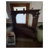 Antique High Back Bed