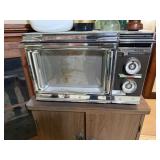 Vintage Amana Microwave & Cabinet