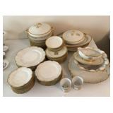 Lot of Gold Rimmed Haviland China