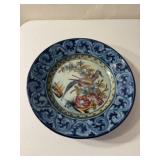 Hand Painted Portuguese Shallow Bowl