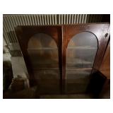 Antique Glass Door Cabinet