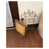 Spice Cabinet & Wire Magazine Rack