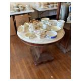 Round Marble Top Antique Table