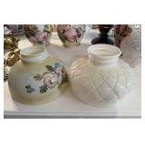 Pair of Glass Lamp Shades