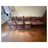 7 Thonet / Madison Upholstered Chairs