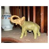 Vintage Porcelain Elephant Figure