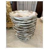 10 Limoges Oyster Plates