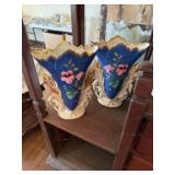 Pair of Large Antique Porcelain Vases