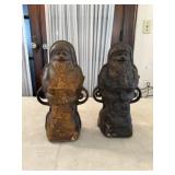 2 Griswold "Hello Kiddies" Santa Claus Molds