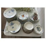 Lot of Collectible China Plates & Miscellaneous