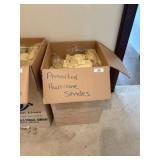Large Box of Hurricane Lamp Shades