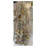 Large Collection of China & Glass Salts