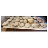 Table Full of Collectible China