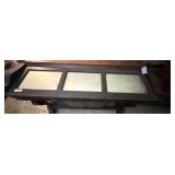 Antique 3 Section Back Mirror