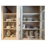 Large Lot of Collectible China Glass