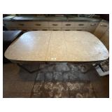 Vintage Chrome Leg Dining Table