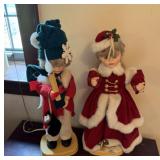 2 Animated Christmas Figures