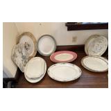 13 Miscellaneous China Platters