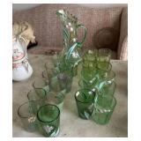 Victorian Glass Water Set