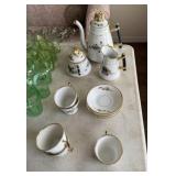 Floral Decorated China Tea Set
