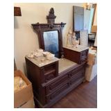 Antique Marble Top Dresser